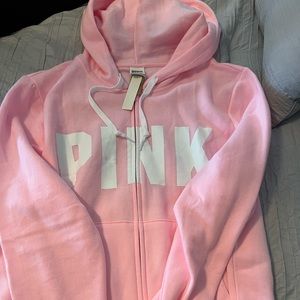 Victoria’s Secret pink zip up hoodie